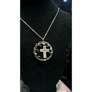 Pendant Handmade Crown of Thorns Sterling Silver Chain Gift Box Design May Vary